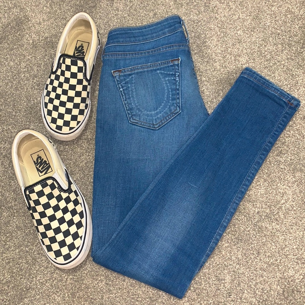 True Religion Low Rise Skinny Jeans